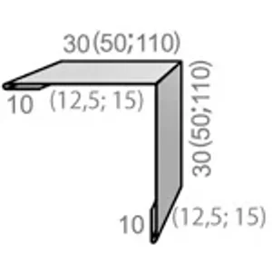 Планка угла внешнего простая Сатин RAL ** для М/Сайдинга 0.5мм, 50*50*3м.п. Планка угла внешнего простая Сатин RAL ** для М/Сайдинга 0.5мм, 50*50*3м.п.