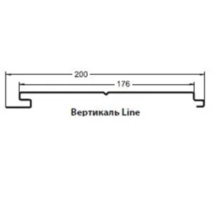 М/Сайдинг Сатин RAL **, М-2 - ЛАЙН толщина 0.5мм, размер 0,2*м2 М/Сайдинг Сатин RAL **, М-2 - ЛАЙН толщина 0.5мм, размер 0,2*м2