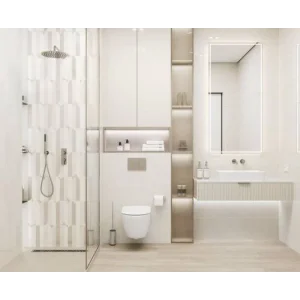 Плитка LAPARET Sensio crema стена 30x89,5 глянцевая обрезная арт.13142TR