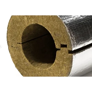 Цилиндры XOTPIPE 50 x 76 мм кашированные фольгой (плотность 100кг/м3)