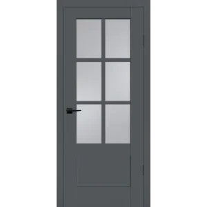 Дверь PROFILO PORTE ПСЦ-43 "Classic" стекло сатинат, графит 80