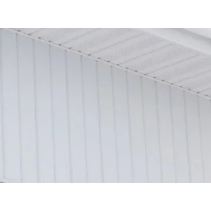 М/сайдинг Квадро брус (GL) Полиэстер RAL9003 (сигнально-белый) толщина 0,45мм, размер 0,34*1.2 м.п. (в пленке)
