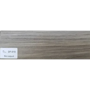 Плинтус Dolce Flooring МДФ Вяз серый 16*70*2400 арт.DF-019