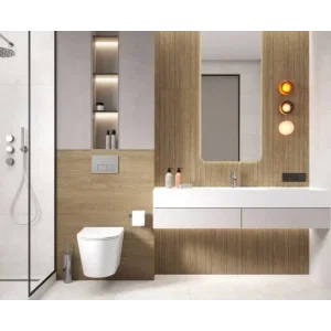 Плитка LAPARET Gio deco natural стена 30х89,5 матовая обрезная арт.LP3090B0121R