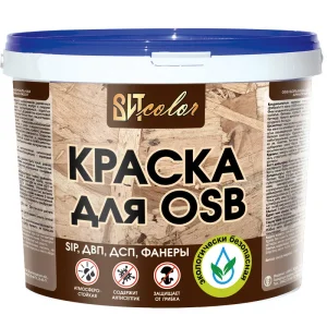 Краска для OSB ВАК-25 универсальная для внутренних и наружных работ ВИТ color 10кг Краска для OSB ВАК-25 универсальная для внутренних и наружных работ ВИТ color 10кг