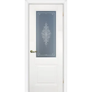Дверь PROFILO PORTE ПСЦ-27 "Classic" стекло белый сатинат с рисунком, магнолия 70