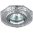 Светильник точечный ЭРА DK5 СH/SL декор стекло многогранник MR16,12V/220V, 50W, GU5,3 зеркальный/хром*