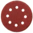 Круг шлифовальный 125мм универсальный STAYER на велкро основе, 8 отверстий, Р40, 5шт