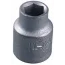 Головка торцевая, оцинкованная 1/2", 14мм "НИЗ"