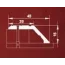 Порог АПС 010 алюминиевый 1800*45*15 мм разноуровневый (08 черный)