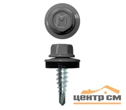 Саморез кровельный 4,8x70 сверло №1 (сигнально-серый) RAL 7004 (уп 100шт) DAXMER