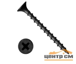 Саморезы пот/г гипс-дерево (крупная резьба) 3,5x51 оксид (уп 500шт) ведро №3