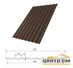 Профнастил С-20(Тип), 0.7 мм, Полиэстер, RAL ** 1.15 * м2