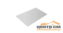 Плоский лист Полиэстер RAL 9003 (сигнально-белый), 0.45 мм, 1,25*2 м.п., пл=2.5м2 (в пленке)