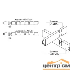 Грильято Албес 100х100 Н-50 b-10 "мама" белый матовый А903 RUS