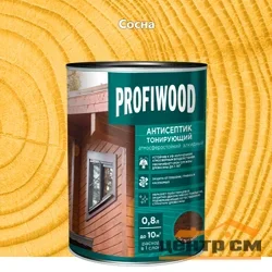 Антисептик EMPILS PROFIWOOD тонирующий "2 в 1" алкидный сосна 8 кг (9,3л)