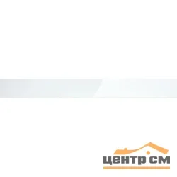 Карниз "Галант" без поворотов (бленда 5см), 2,0 белый глянец 2-х рядный