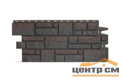 Панель фасадная Docke Бург Премиум, цвет темный 1,07*0,47 м (S=0.42м2)
