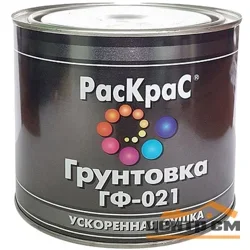 Грунтовка ГФ-021 красно-коричневая 6кг РАСКРАС