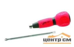Отвертка диэлектрическая JETECH, двусторонняя, шлицевая/крестовая