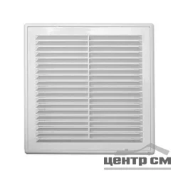 Решетка вентиляционная вытяжная АБС 138х138, бел.(с сеткой, без рамки), ЭРА