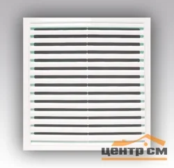 Решетка вентиляционная вытяжная с наклонными фиксированными жалюзи АБС 150х150, ЭРА
