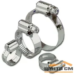 Хомут стальной червячный 310-330, ЭРА