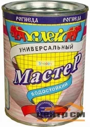 Клей Рогнеда Мастер универсальный водостойкий 0,75л- Бумага, Дерево, Кожа, Керамика, Стекло,Ткань, Резина, Металл
