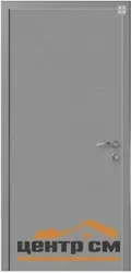 Дверь КАПЕЛЬ глухая 900*2000мм темно-серая (RAL 7040) (полотно, врезка под замок, коробка 2,5 шт)