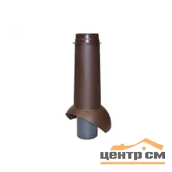 Выход канализации KROVENT Pipe-VT 110is зеленый 110/125/450, высота 450мм внешний Ø125мм