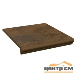 Клинкер Paradyz Семир бежевая ступень простая с капиносом структурная 30*33*1,1