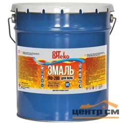 Эмаль ПФ-266 золотисто-коричневая 20 кг ВИТЕКО для пола