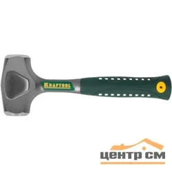 Кувалда 1500г, KRAFTOOL "PRO" "AutoKraft", цельнокованая, маслобензостойкая виброгасящая эргономичная рукоятка, № 2