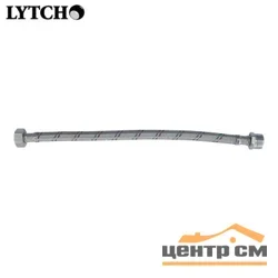 Подводка гибкая для воды 1/2" вн-нар 50 см, стальная оплетка (Lytcho)