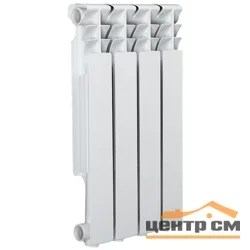 Радиатор "Tropic" биметалл 500 мм, 4 секции,Рр=3,0 МПа, Тмакс=110°С