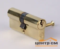 Цилиндр HANDLE DESIGN универсальный 60мм (30х30) ключ/ключ PB латунь