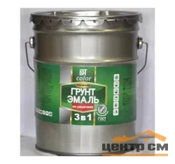 Грунт-эмаль по ржавчине 3 в 1 серая 20кг ВИТ color