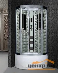 Кабина душевая NIAGARA 900x900х2150, высокий поддон, стенки БЕЛЫЕ, арт. 7790W