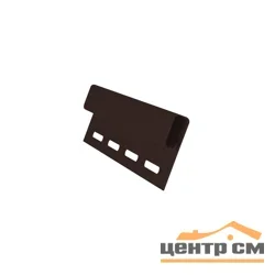 Планка финишная GL L=3м темный дуб