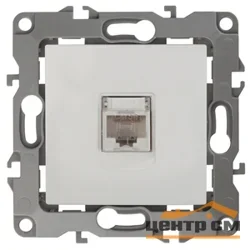 Розетка информационная СП Эра12, белый (RJ45), арт. 12-3107-01