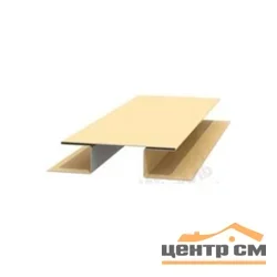 Планка стыковочная сложная PE RAL ** для М/Сайдинга МП 75*3м.п.