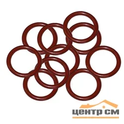 Кольцо пластик вишня (упак=10шт)