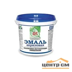 Эмаль ВИТ акриловая с ароматом яблока быстросохнущая полуглянцевая 2кг