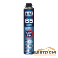 Пена монтажная профессиональная TYTAN Professional 65 зимняя 750 мл (-20°C до +30°C)