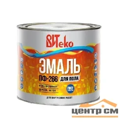 Эмаль ПФ-266 желто-коричневая 1,8 кг ВИТЕКО для пола