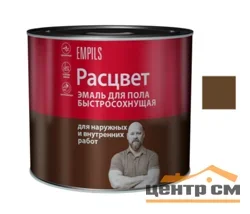 Эмаль ПФ-266 желто-коричневая 1,9кг РАСЦВЕТ быстросохнущая 7544