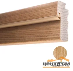 Стойка дверной коробки РУМАКС 70*35*2100 с уплотнителем, шпон дуб бесцв. лак