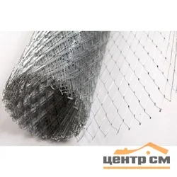 Сетка ЦПВС оцинкованная №15*1,5 (0,5 мм) ячейка 10х5 /рулон 1х3 м/