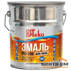 Эмаль ПФ-266 желто-коричневая 5 кг ВИТЕКО для пола