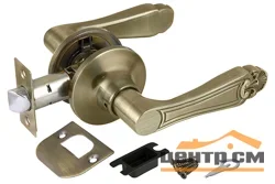 Ручка-защелка без фиксатора Punto (Пунто) DK637 AB-PS (6037 AB-P) бронза